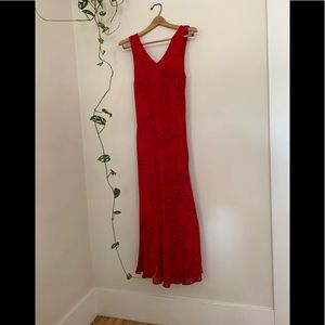 Floral Bias Vintage Dress